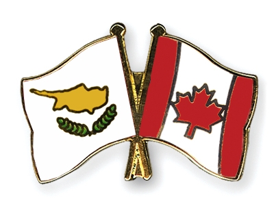 Fahnen Pins Zypern Kanada