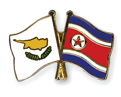 Fahnen Pins Zypern Nordkorea