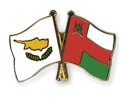 Fahnen Pins Zypern Oman