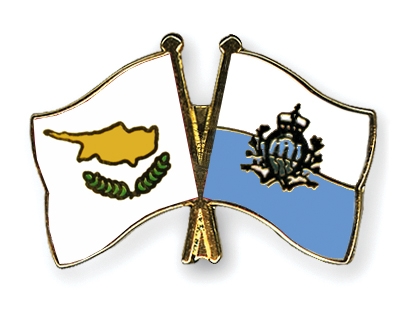 Fahnen Pins Zypern San-Marino