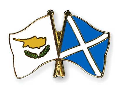 Fahnen Pins Zypern Schottland