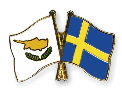 Fahnen Pins Zypern Schweden