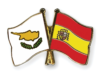 Fahnen Pins Zypern Spanien