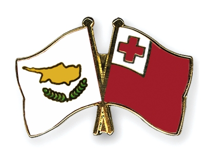 Fahnen Pins Zypern Tonga
