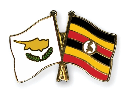 Fahnen Pins Zypern Uganda