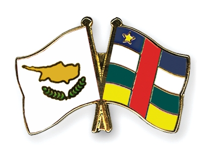Fahnen Pins Zypern Zentralafrikanische-Republik