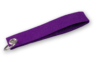 Felt Keychain purple