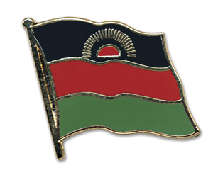 Flag Pins (swinging): Malawi