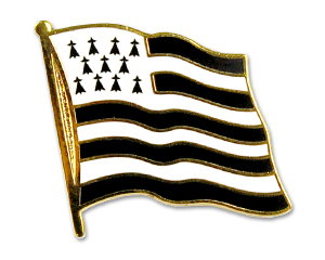 Flag Pins (swinging): Brittany