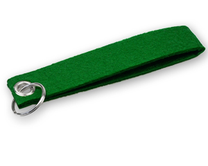 Filz Schlüsselanhänger grün