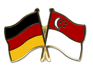 Freundschaftspins: Deutschland-Singapur