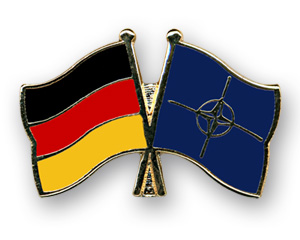 Crossed Flag Pins: Germany- NATO