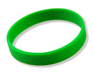 Silikonarmband grn