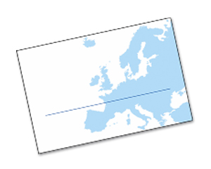 Einlegekarten: Landkarte Europa