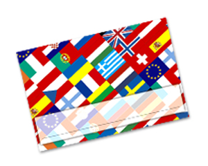 Einlegekarten: Flaggen Europa