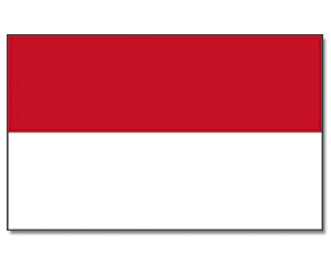 Fahnen Indonesien 30 x 45