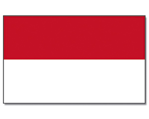 Flags Indonesia 30 x 45