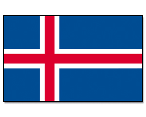 Flags Iceland 30 x 45