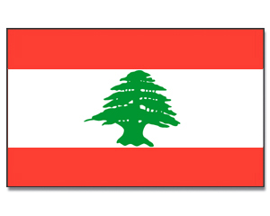 Flags Lebanon 30 x 45