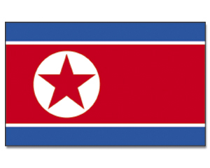 Fahnen Nordkorea 30 x 45