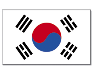 Fahnen Südkorea 30 x 45