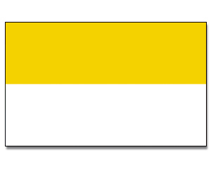 Flags Church Flag yellow/white 30 x 45