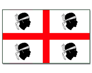 Fahne Sardinien 90 x 150