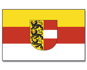Flag Carinthia with crest 90 x 150