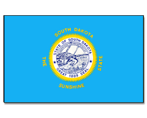 Flag South Dakota 90 x 150