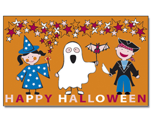 Flag Halloween Kids 90 x 150