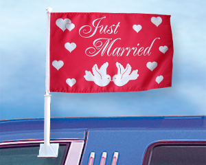 Carflag 27 x 45: Just Married