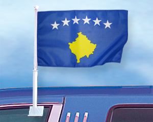 Autofahne 27 x 45: Kosovo