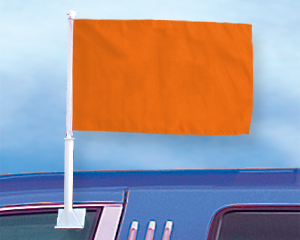 Carflag 27 x 45: Oranje