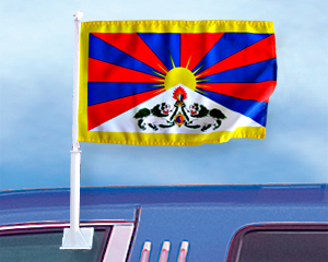 Autofahne 27 x 45: Tibet
