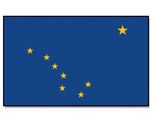 Flag Alaska 90 x 150