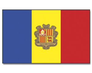 Fahne Andorra 90 x 150
