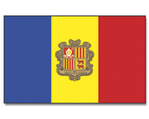 Flag Andorra 90 x 150