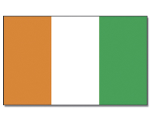 Fahne Côte d'lvoire (Elfenbeinküste) 90 x 150