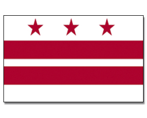 Flag District of Columbia 90 x 150