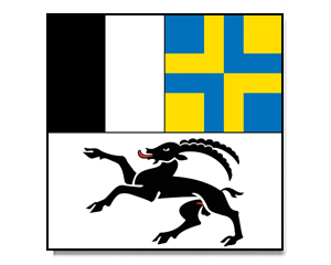 Fahne Graubünden 90 x 90