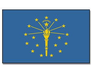 Fahne Indiana 90 x 150 Fahne Indiana 90 x 150