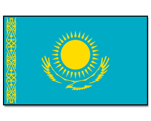 Flag Kazakhstan 90 x 150