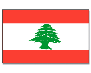 Fahne Libanon 90 x 150