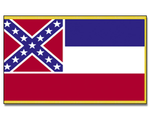 Fahne Mississippi 90 x 150