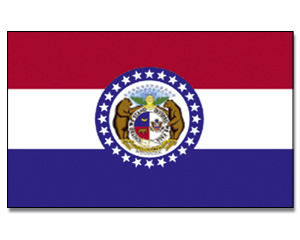 Flag Missouri 90 x 150