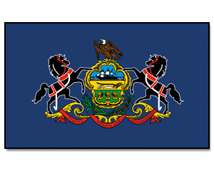 Fahne Pennsylvania 90 x 150