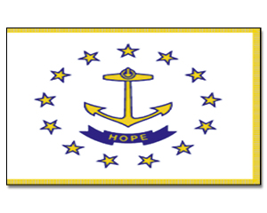 Fahne Rhode Island 90 x 150