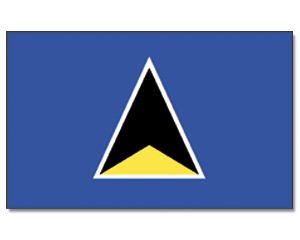 Fahne St-Lucia 90 x 150