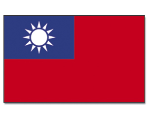 Fahne Taiwan 90 x 150