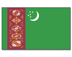 Fahne Turkmenistan 90 x 150
